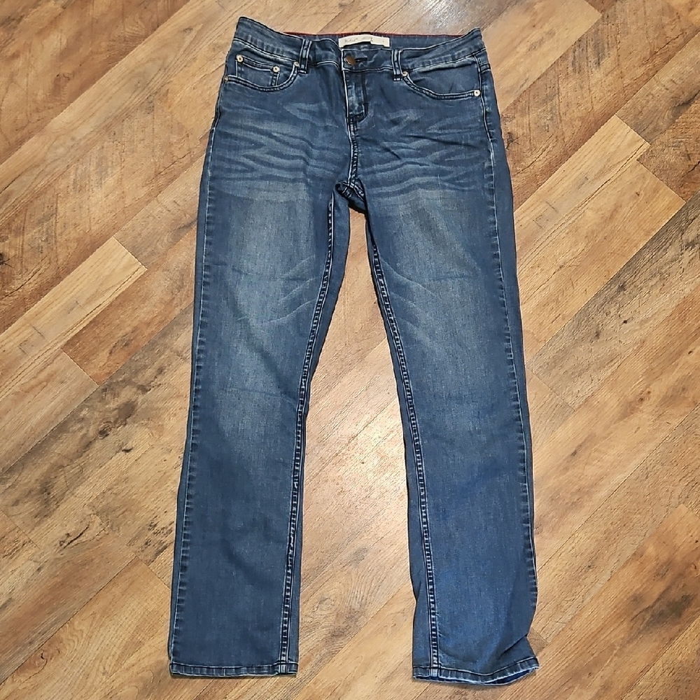 👖Woolrich Blue Denim Jeans with Red Stitching